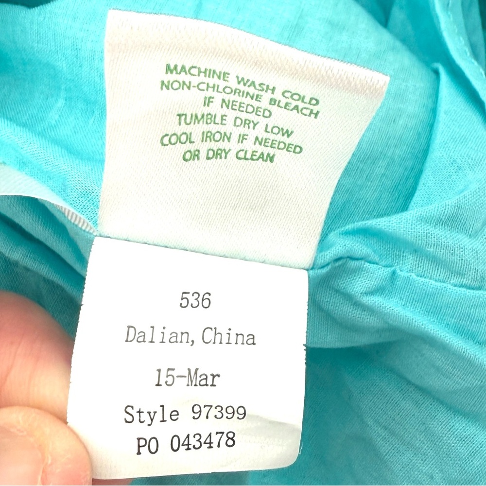Lilly Pulitzer Women's Annabelle Shift Dress Shorely Blue Size 4 Cotton Stripe - Picture 12 of 13
